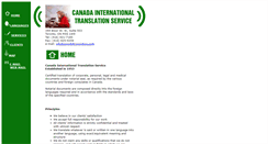 Desktop Screenshot of canadatranslation.com